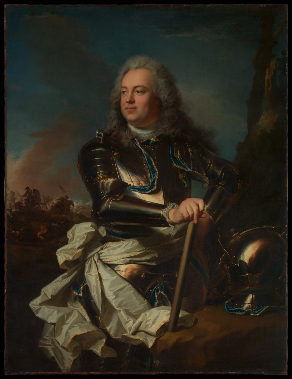 Portrét generála od Hyacinthe Rigaud