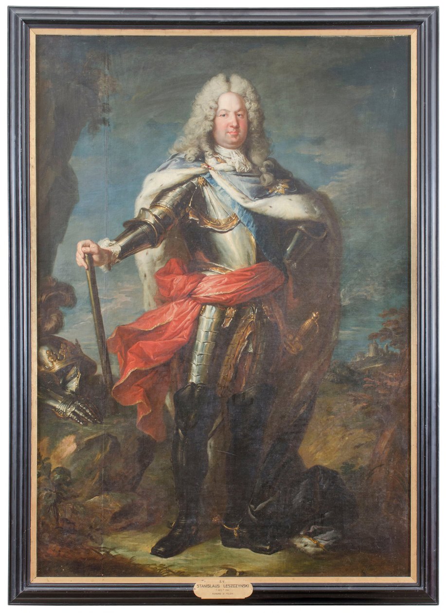 Stanislav I. Leszczyński, 1677–1766, polský král od Hyacinthe Rigaud