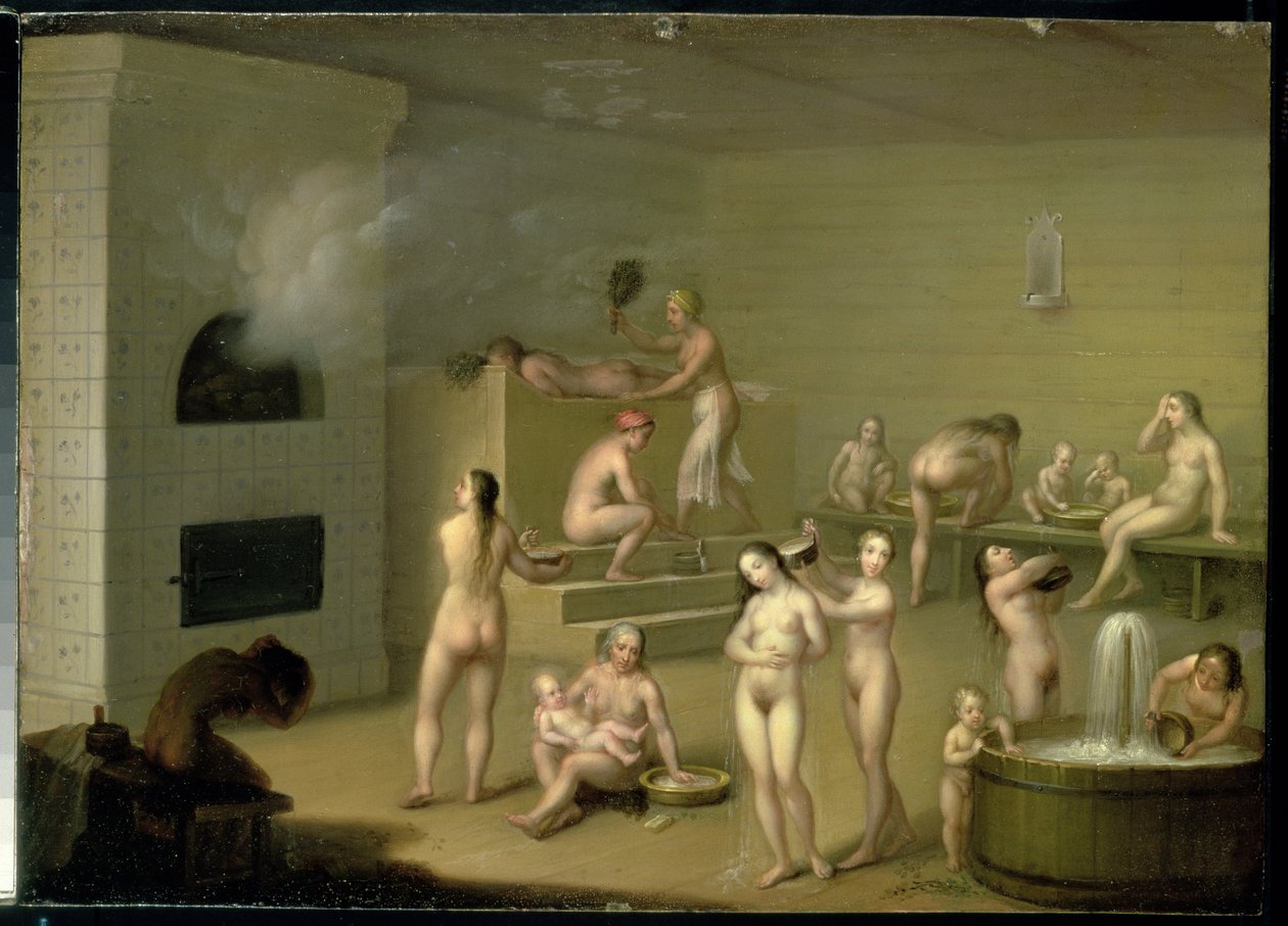 Ruské lázně, 1825 od I. Letunov
