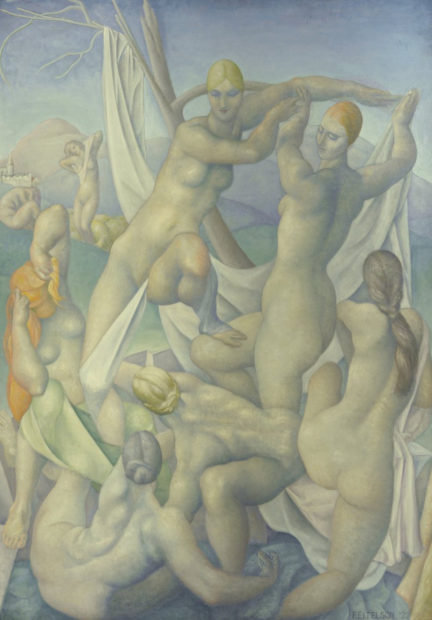 Diana v lázni od I. Lorser Feitelson
