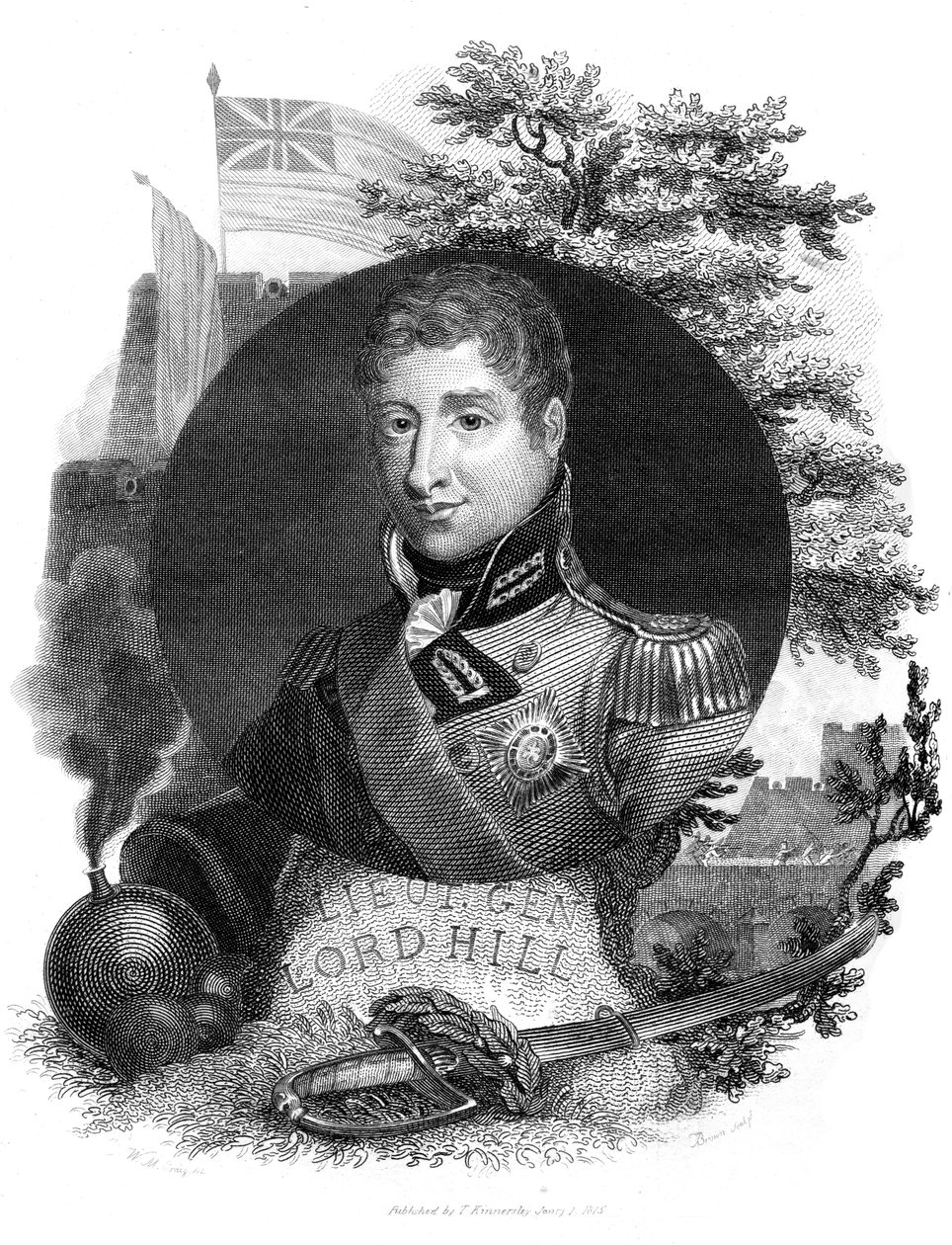 Generálporučík Lord Hill, 1816. od I. Brown