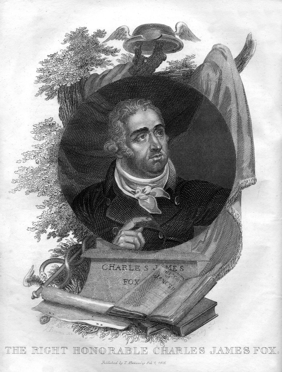 Ctihodný Charles James Fox 1749-1806, 1816. od I. Brown