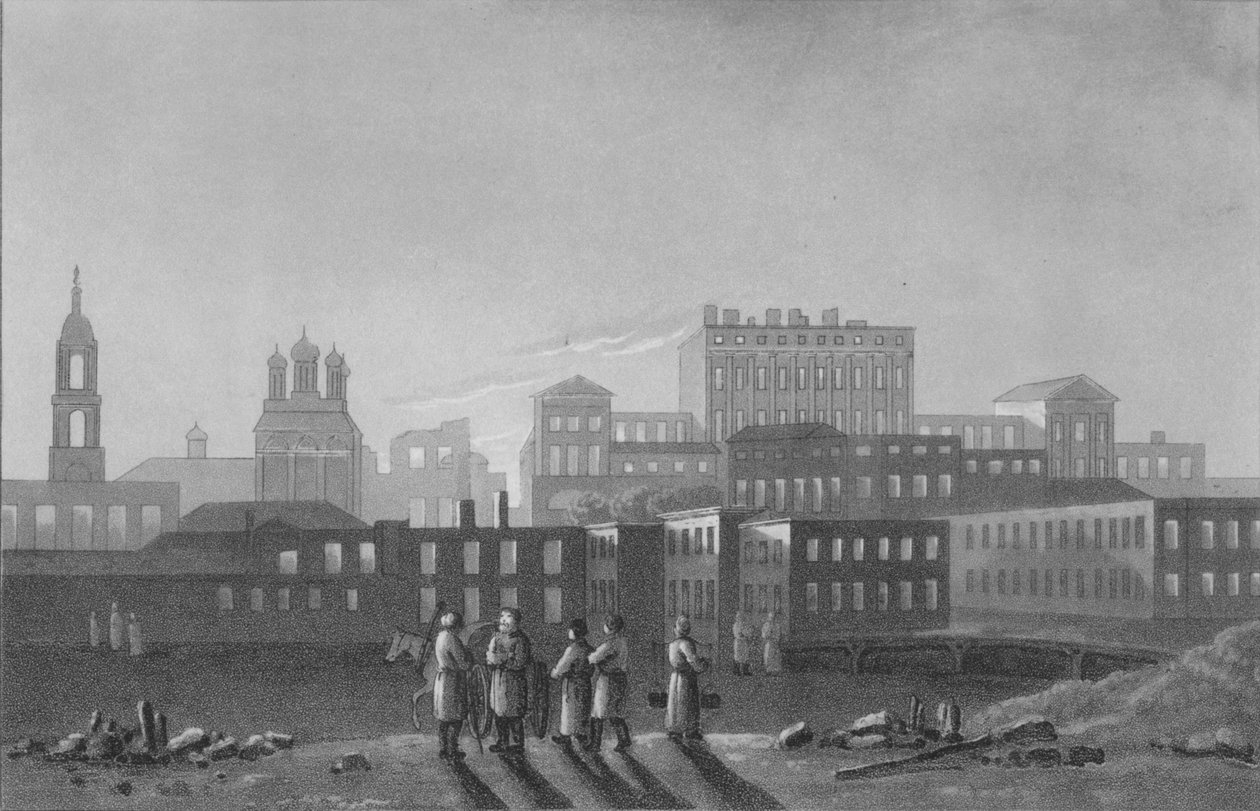 Paláce Pašov Menzikov, Apraxin a spol. Bělgorod, Moskva, 1817 od I Clark