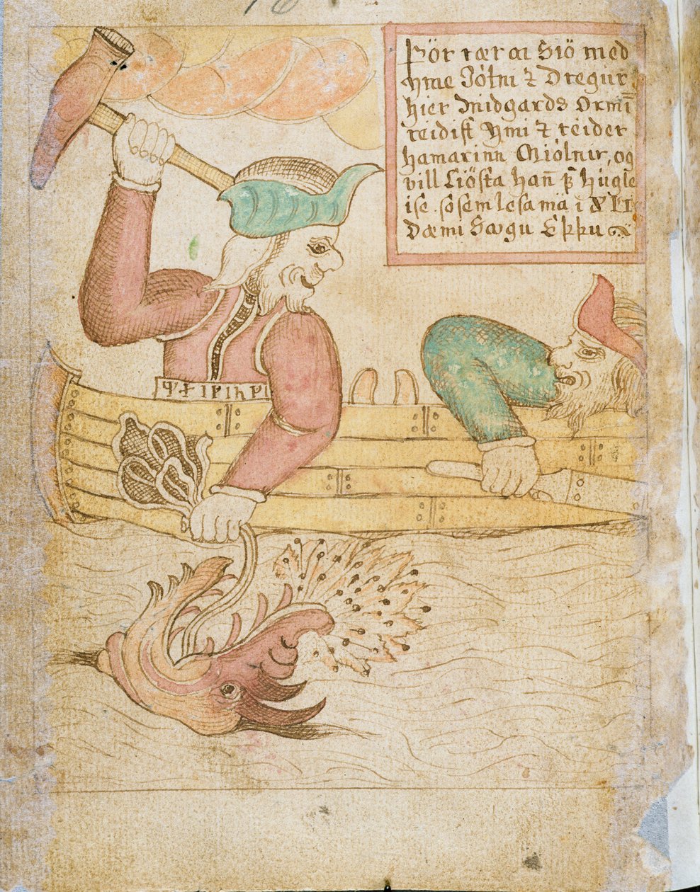 Thor Catching the Midgard Serpent, z 
