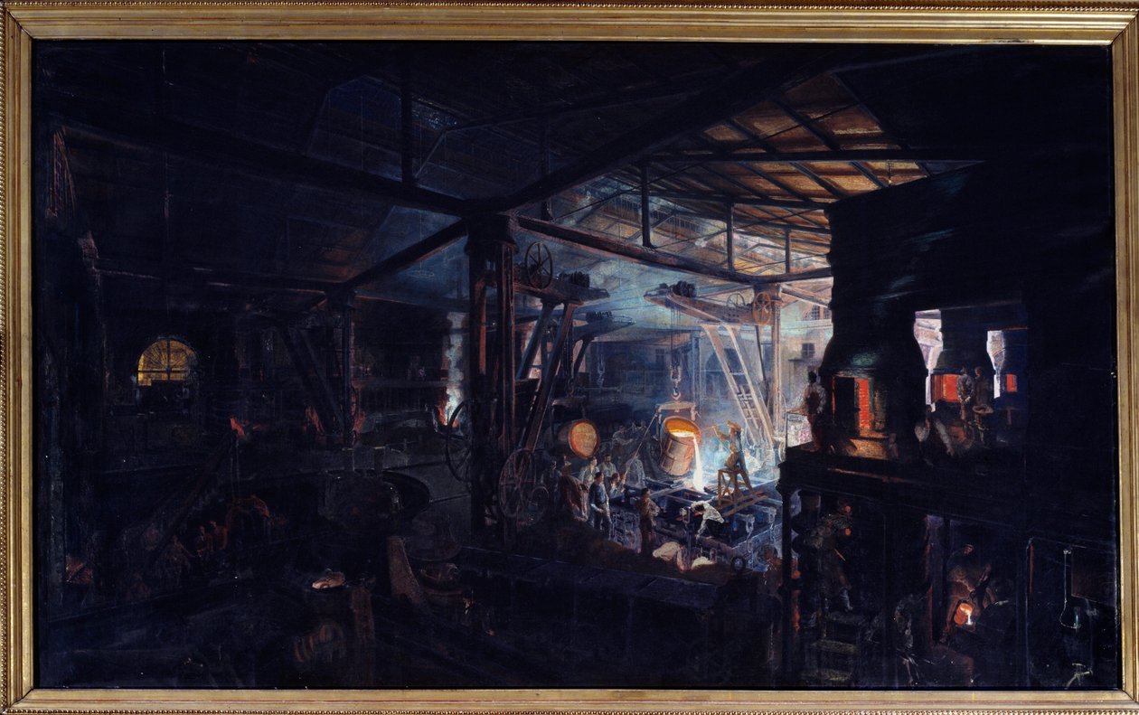 Litina s kelímkem. Obraz Francoise Bonhomma (1809 - 1881) od Ignace Francois Bonhomme