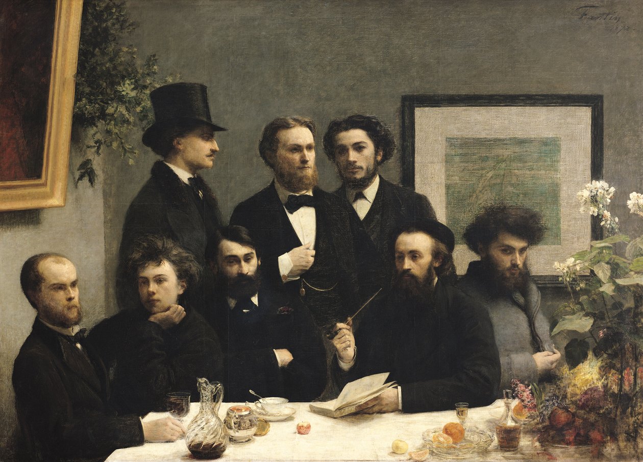 Koutek stolu od Ignace Henri Jean Fantin Latour
