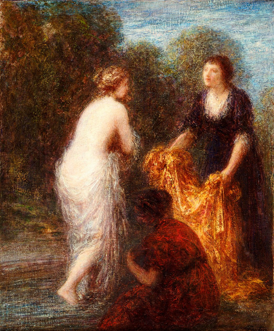 Po koupeli od Ignace Henri Jean Fantin Latour
