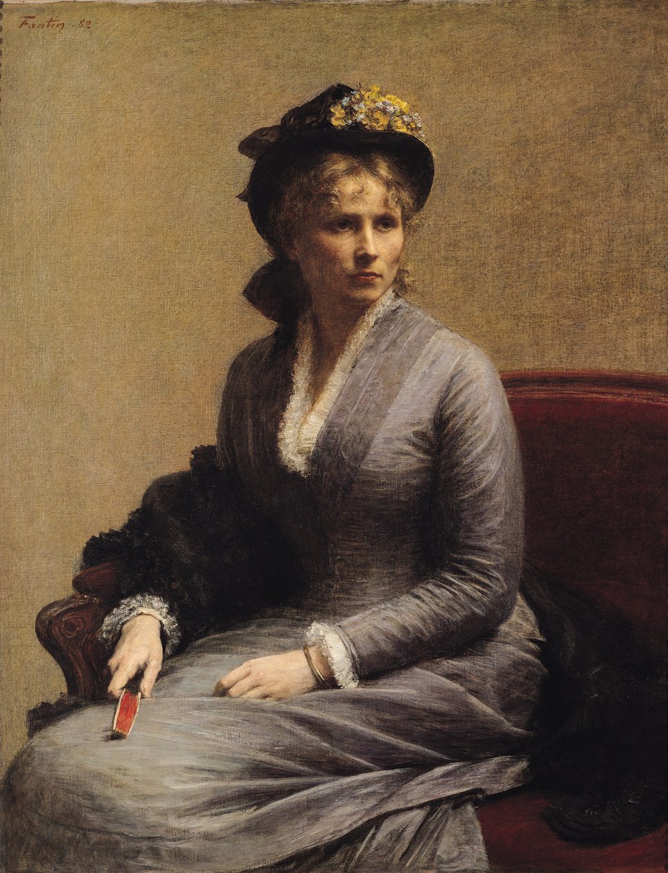 Charlotte Dubourg (1850-1921) 1882 od Ignace Henri Jean Fantin Latour