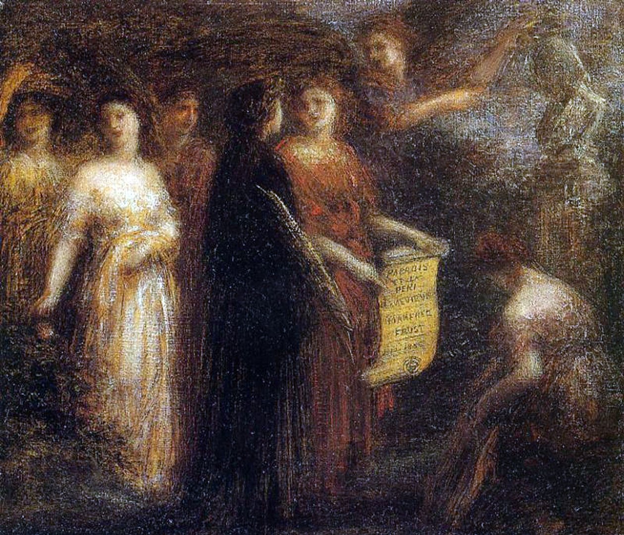 Pocta Robertu Schumannovi, kolem roku 1893 od Ignace Henri Jean Fantin Latour