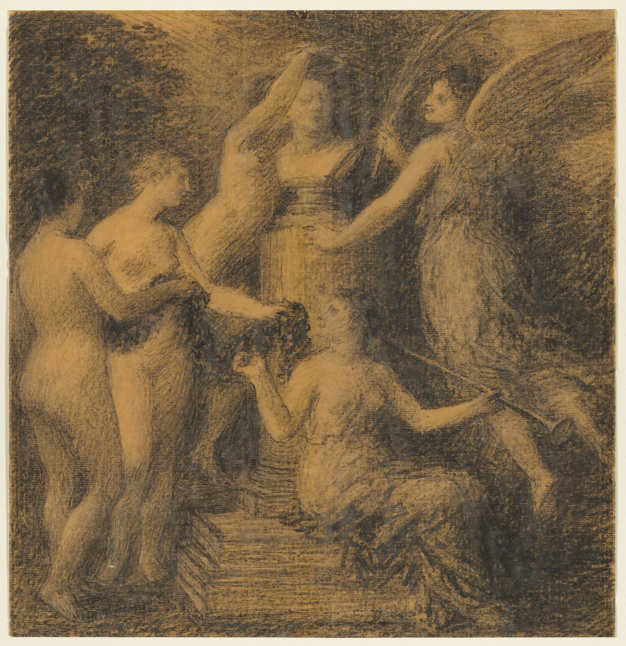 Pocta Rossinimu, 1902. od Ignace Henri Jean Fantin Latour