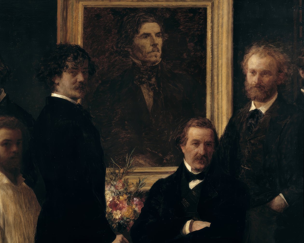 Pocta Delacroixovi od Ignace Henri Jean Fantin Latour