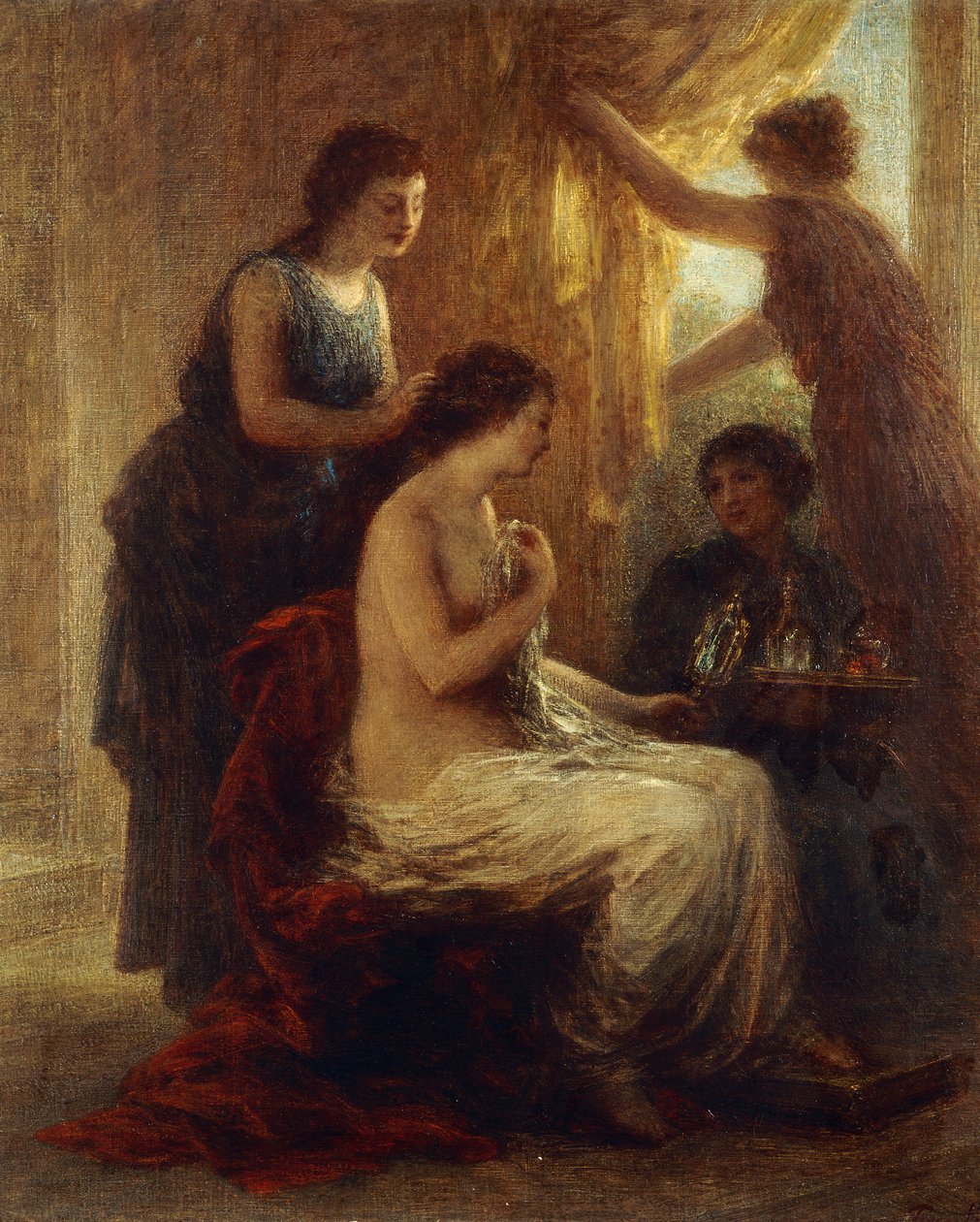 Záchod, od Ignace Henri Jean Fantin Latour