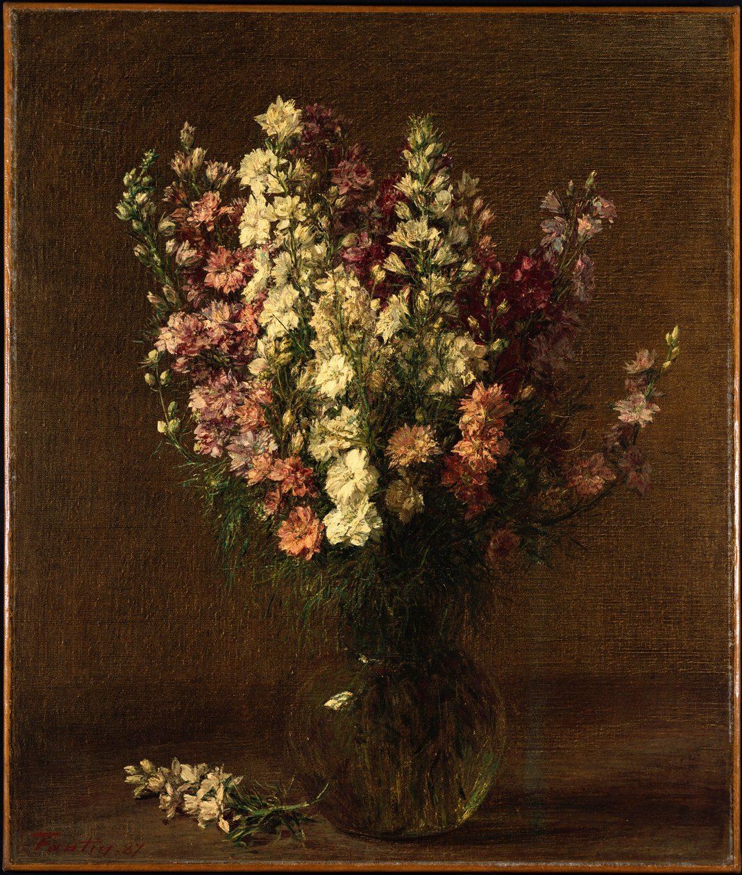 Larkspur, 1887 od Ignace Henri Jean Fantin Latour
