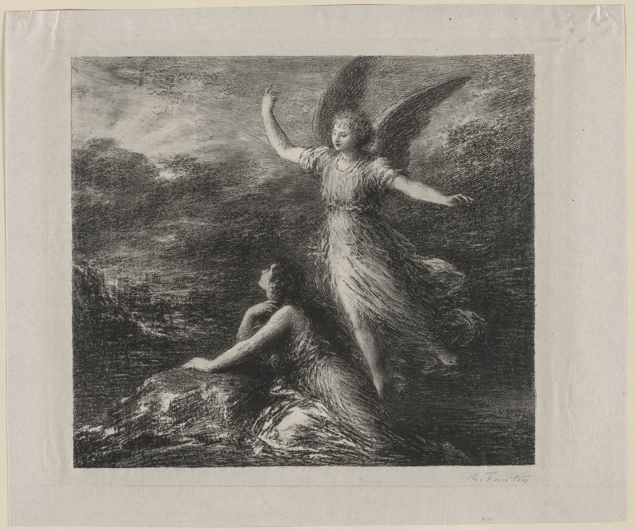 Ráj a Peri, 1884. od Ignace Henri Jean Fantin Latour