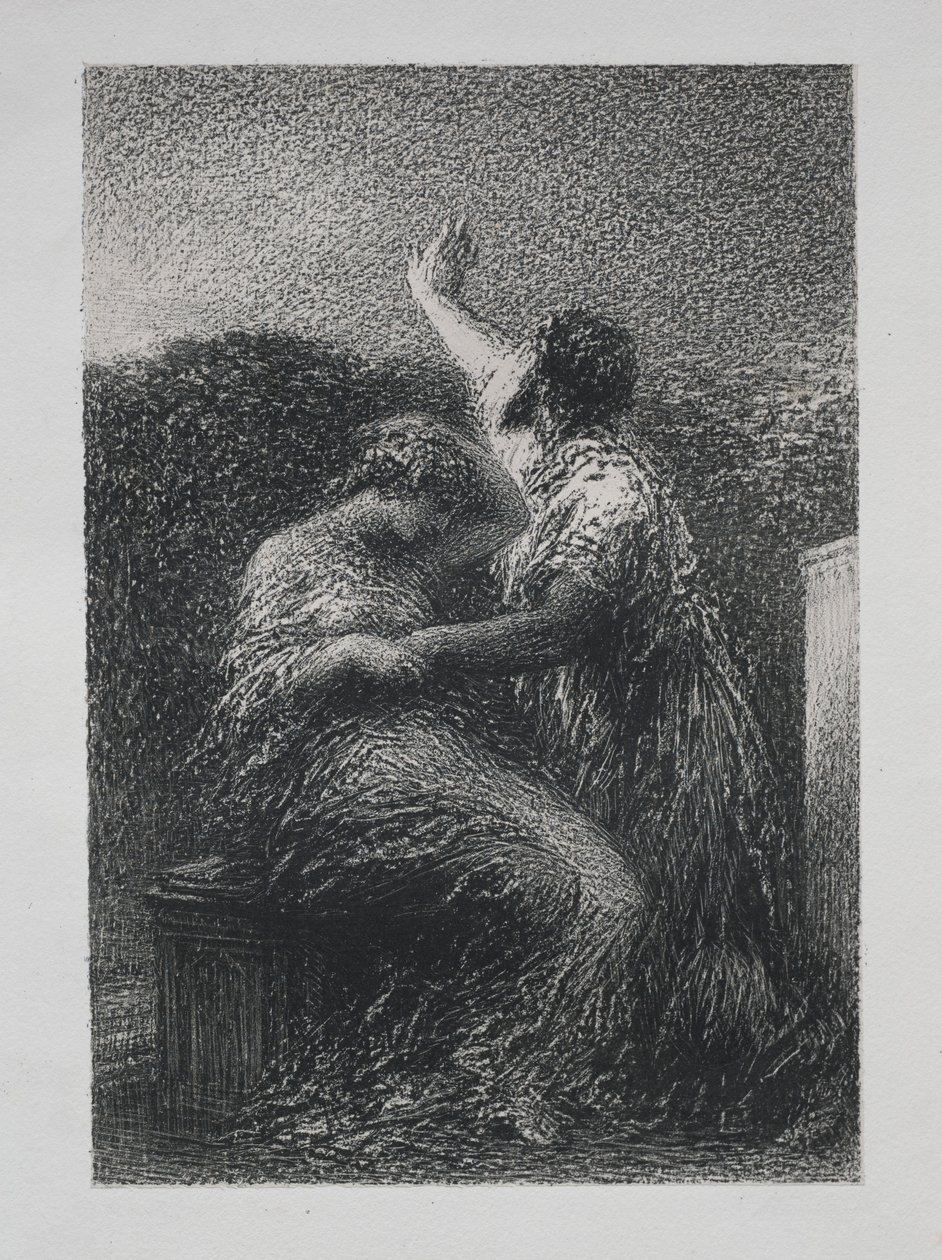 Mág Baltajar a Fatime, 1891. od Ignace Henri Jean Fantin Latour