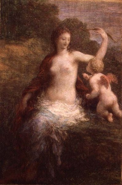 Láska odzbrojená od Ignace Henri Jean Fantin Latour