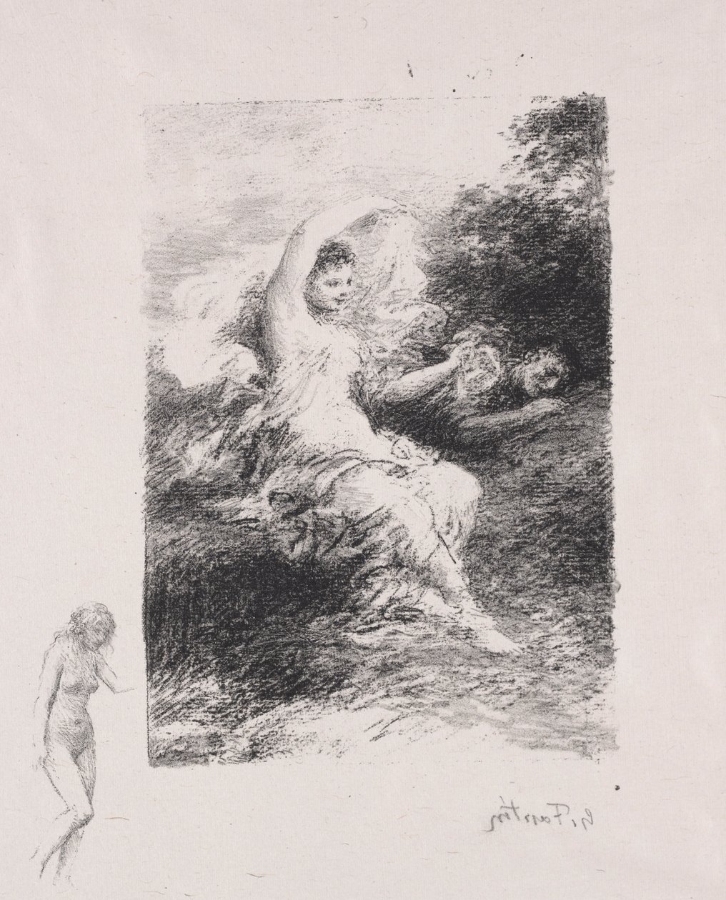 Lyde. od Ignace Henri Jean Fantin Latour