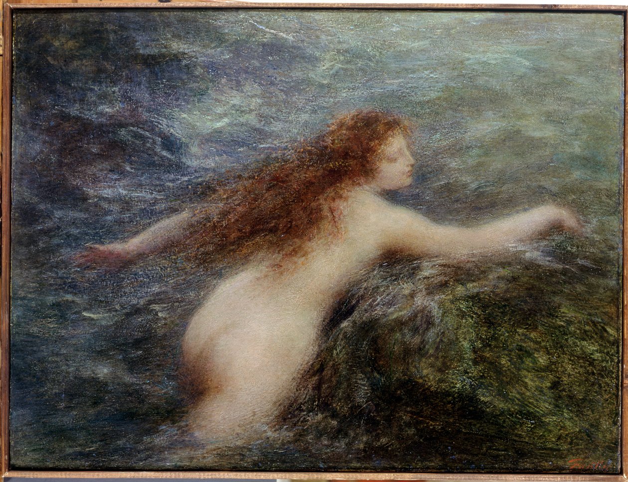 Naiade, kolem roku 1896 od Ignace Henri Jean Fantin Latour