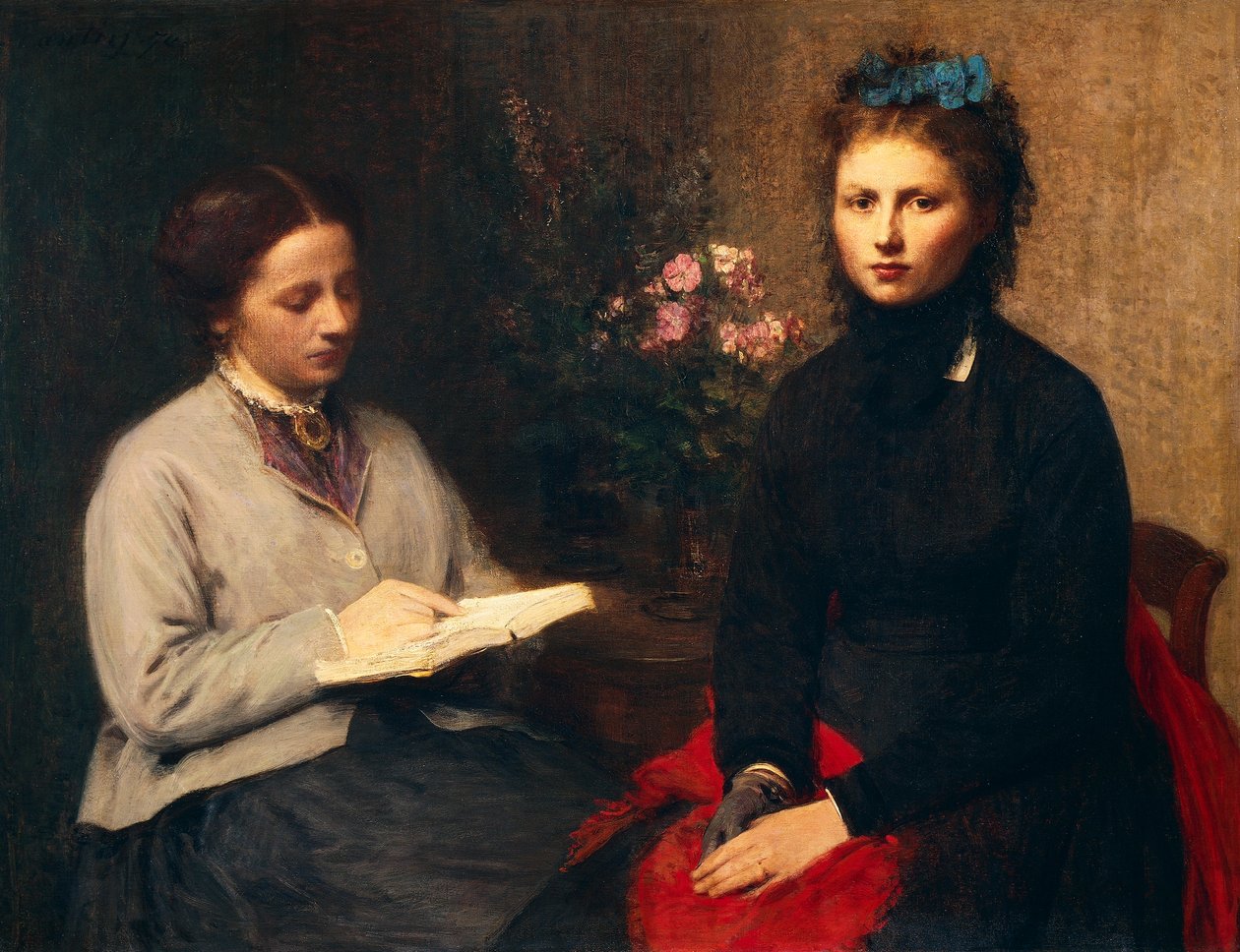 Čtení od Ignace Henri Jean Fantin Latour