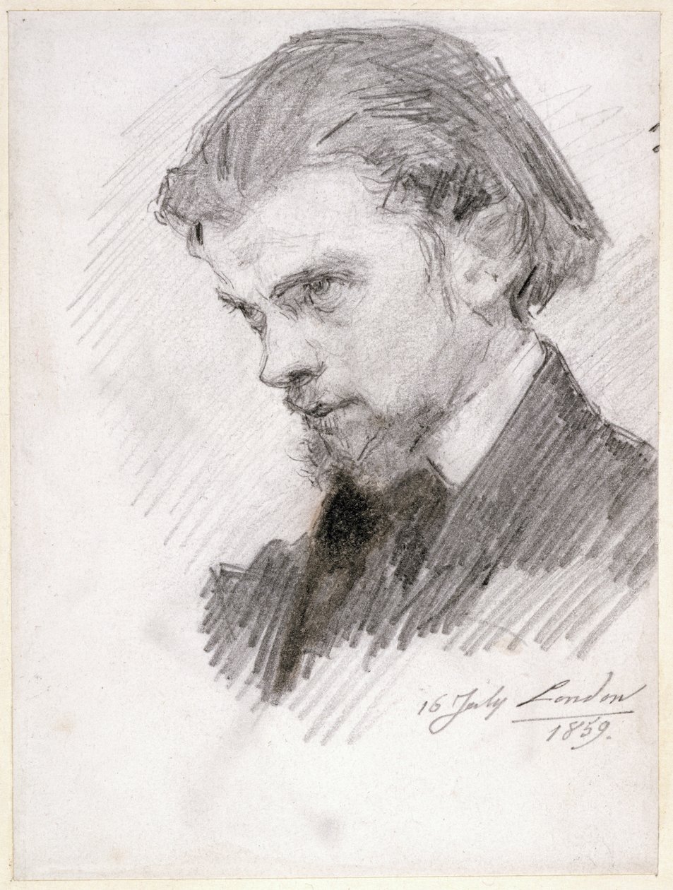 Autoportrét, 1859 od Ignace Henri Jean Fantin Latour