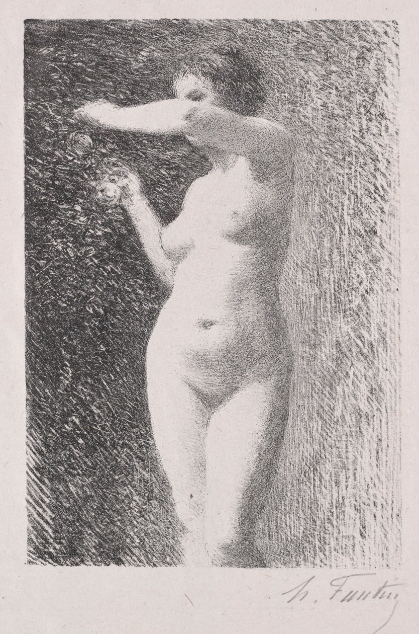 Studie pro Evu, 1898. od Ignace Henri Jean Fantin Latour