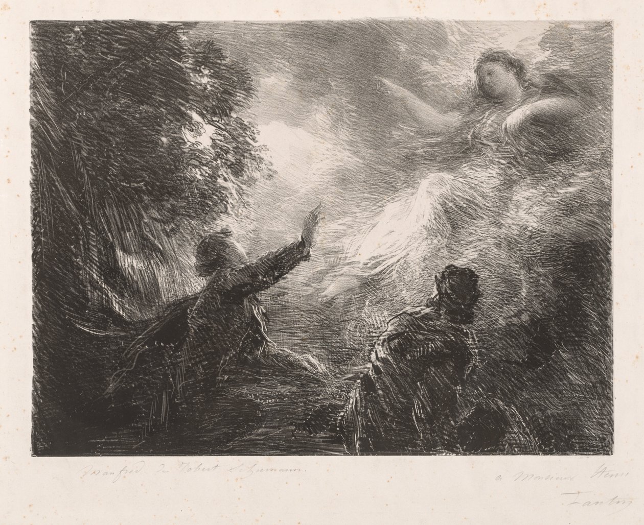 Víla Alp, 1873. od Ignace Henri Jean Fantin Latour