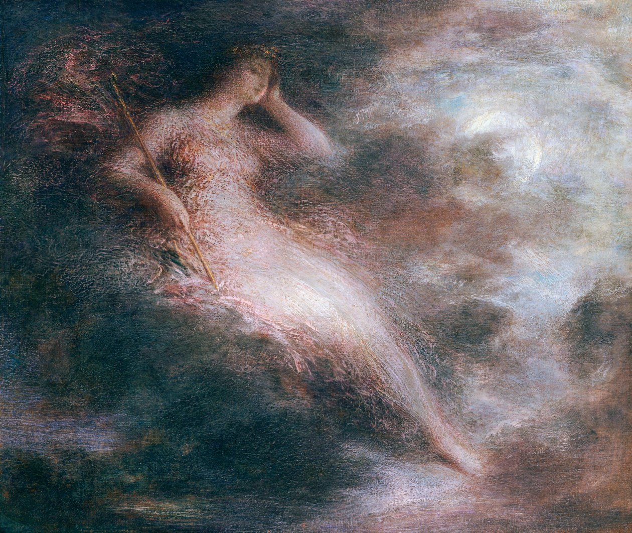 Královna noci od Ignace Henri Jean Fantin Latour