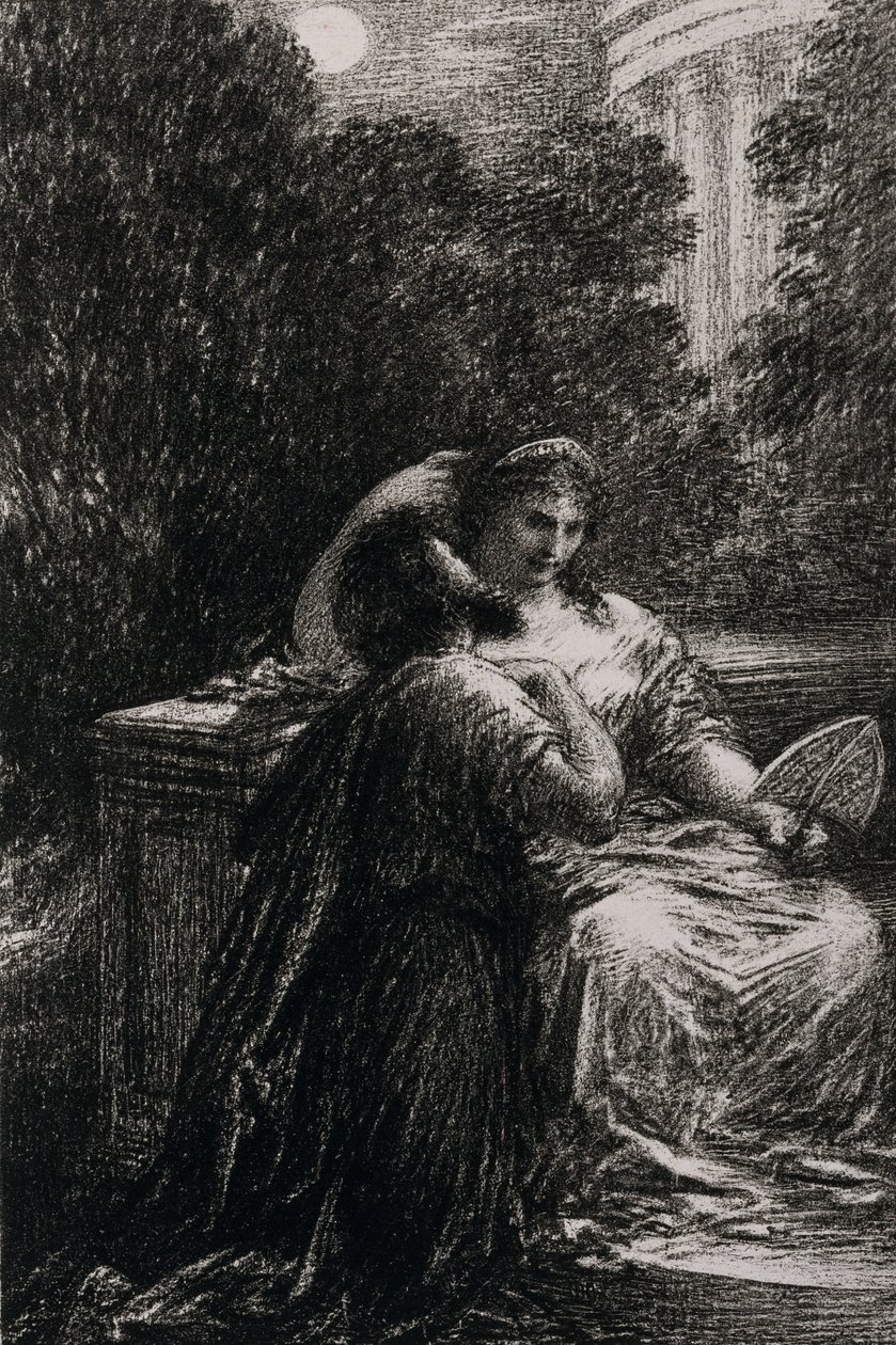 Trojané v Kartágu, zákon III od Ignace Henri Jean Fantin Latour