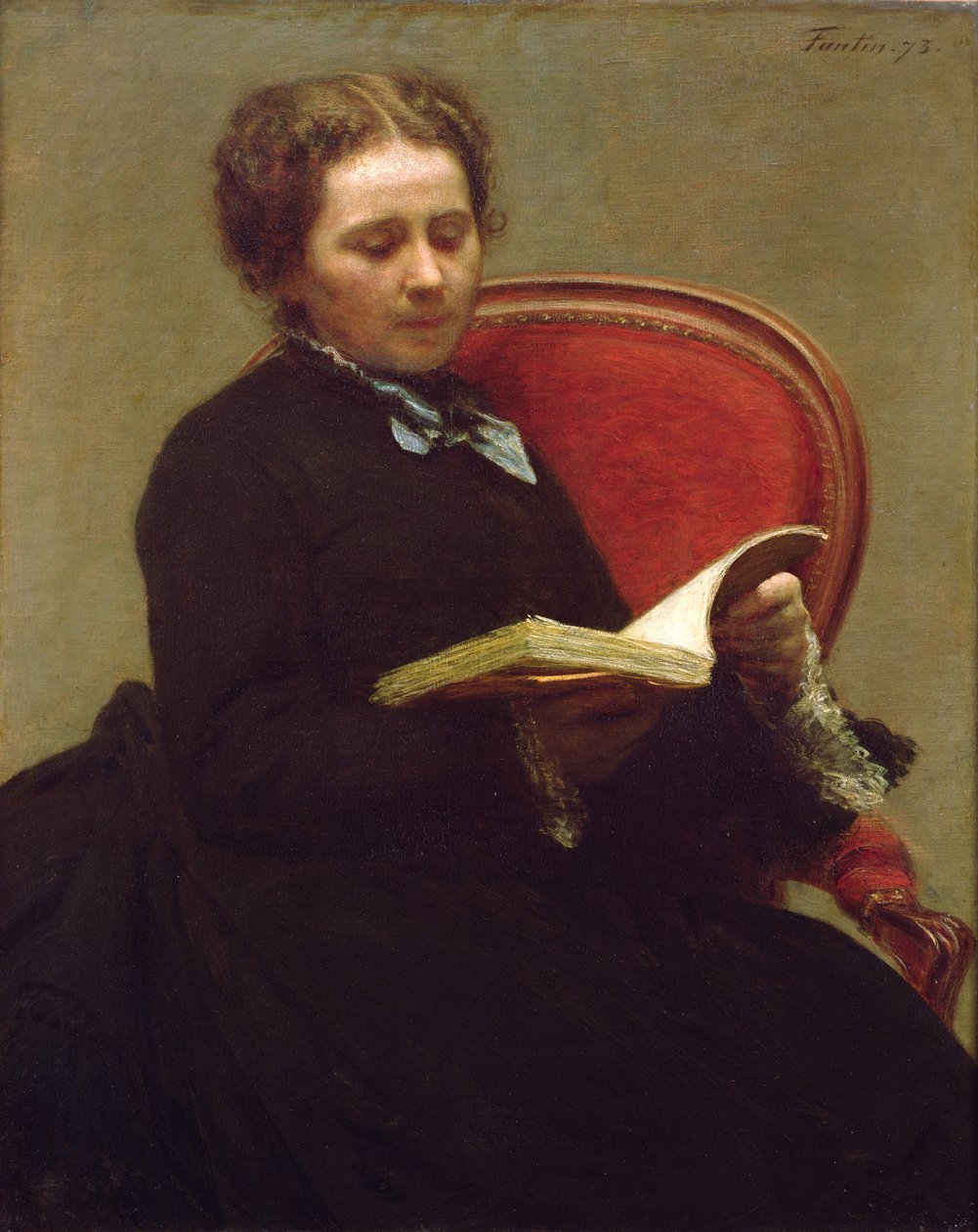 Victoria Dubourg (1840-1926) 1873 od Ignace Henri Jean Fantin Latour
