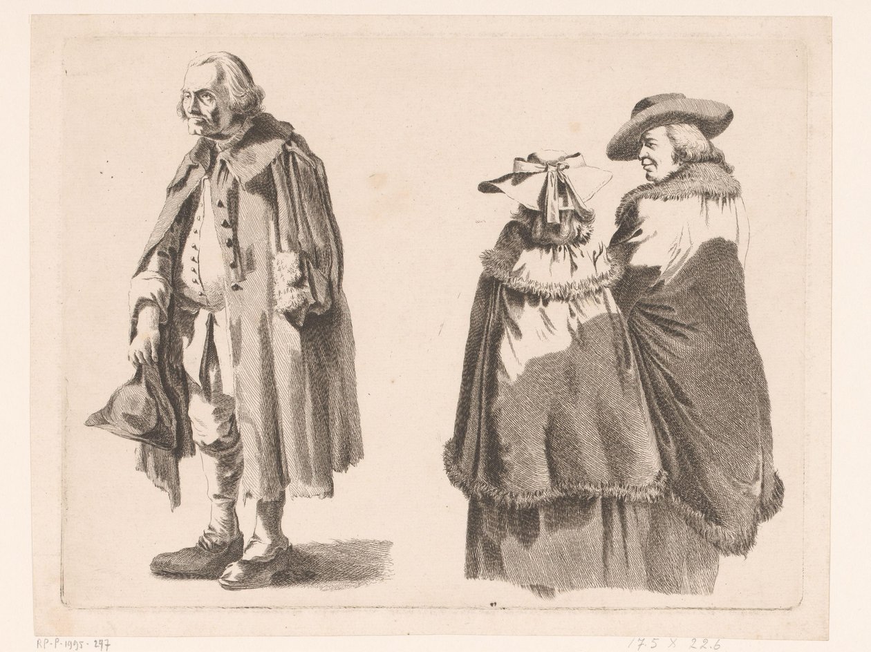 Kompozice se třemi stojícími postavami od Ignace Joseph de Claussin (attributed to)