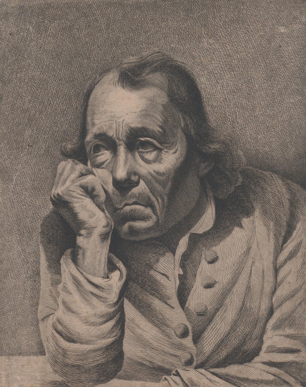 Melancholický muž, ca. 1800. od Ignace Joseph de Claussin