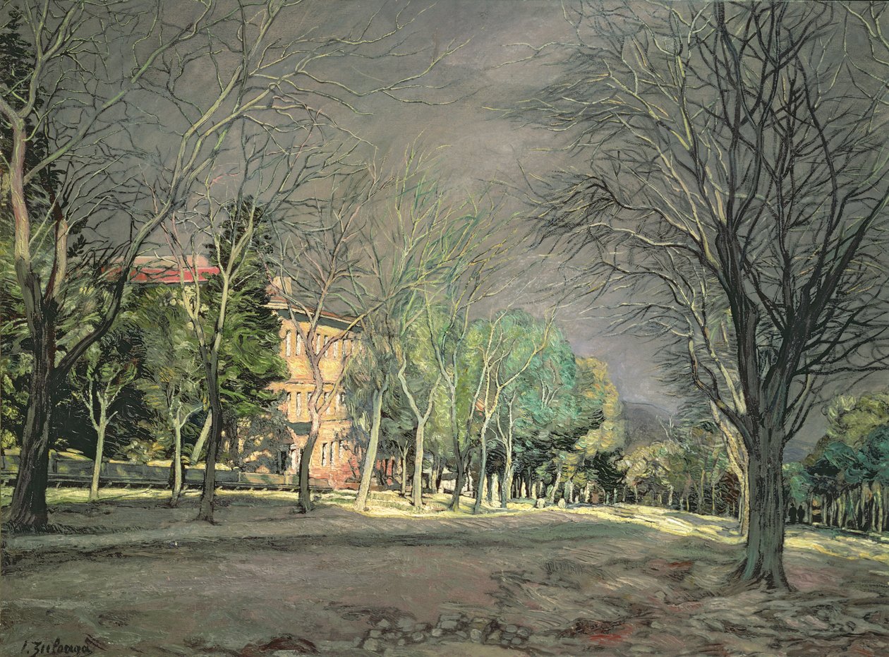 Venkov poblíž El Escorial, 1932 od Ignacio Zuloaga y Zabaleta