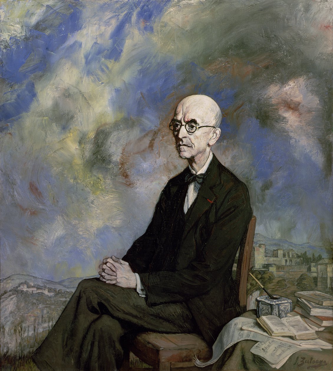 Portrét Manuela de Falla (1876-1946) 1932 od Ignacio Zuloaga y Zabaleta