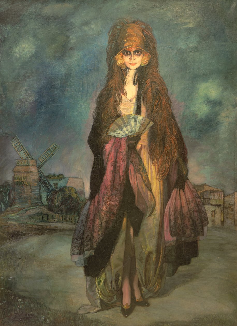 Portrét Marquesa Casati, 1923 od Ignacio Zuloaga y Zabaleta