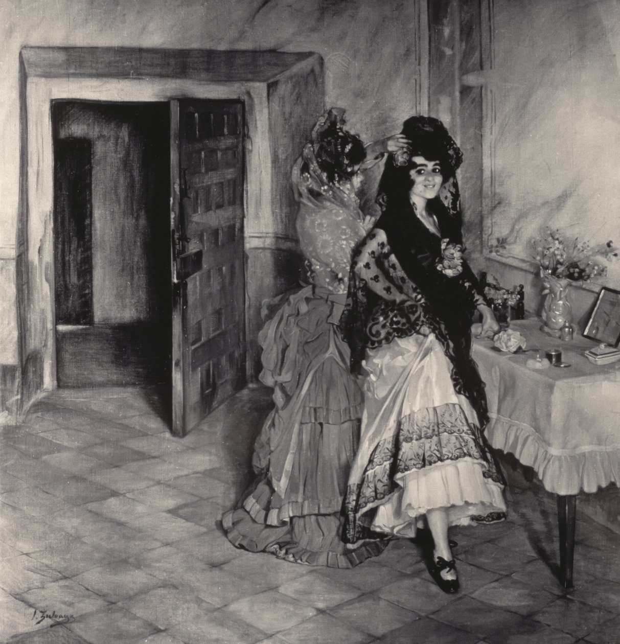 Přípravy na Corridu, 1903 od Ignacio Zuloaga y Zabaleta