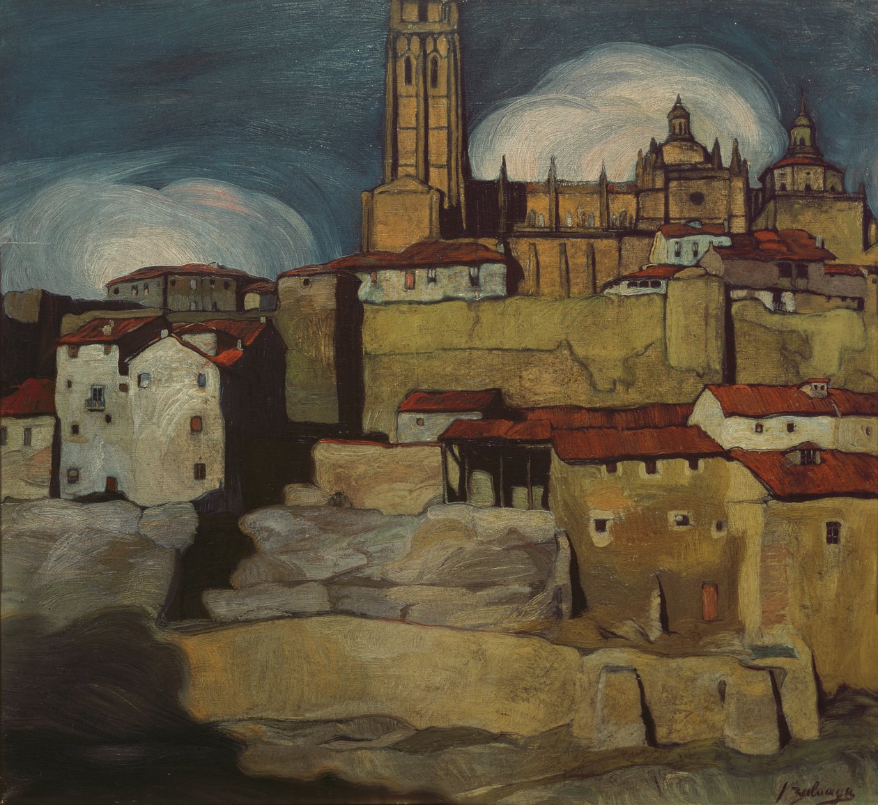 Segovijská katedrála, 1909 od Ignacio Zuloaga y Zabaleta