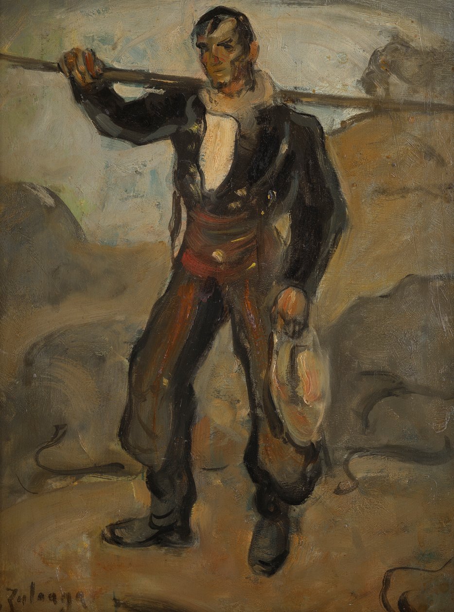Der Rinderhirte - Kovboj od Ignacio Zuloaga