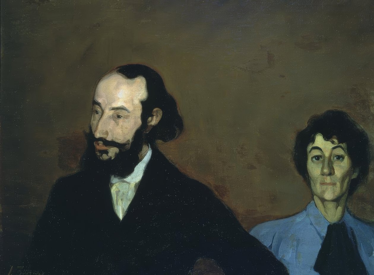 Charles Morice a jeho žena, 1889, Olej na plátně, 70 × 90 cm od Ignacio Zuloaga y Zabaleta