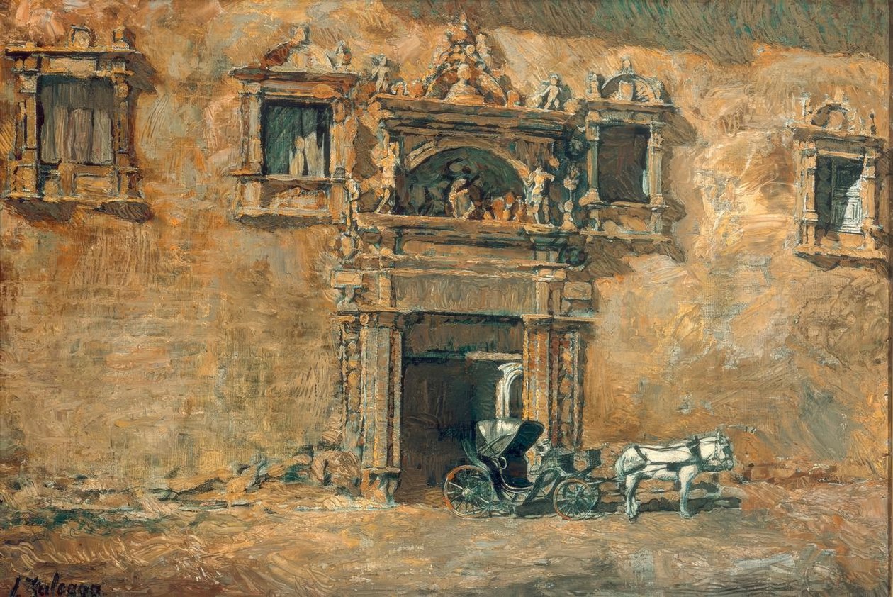 Portál Palacio von Peñaranda de Duero od Ignacio Zuloaga y Zabaleta