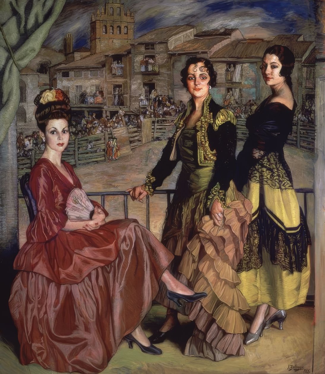 EL PALCO DE LAS PRESIDENTAS - 1945 - OLEO / CANVAS - 178 X 204 CM od Ignacio Zuloaga y Zabaleta