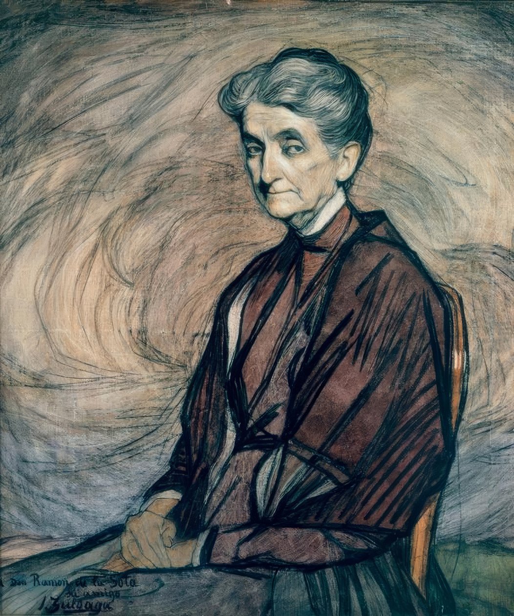 I. Zuloaga, Bildnis Señora de la Sota od Ignacio Zuloaga y Zabaleta