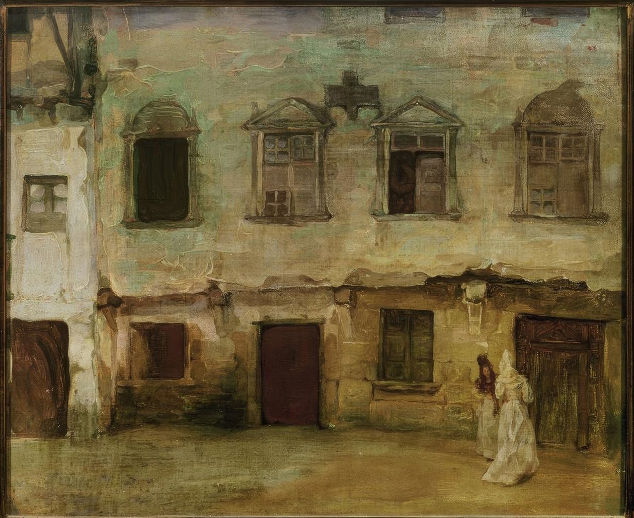 Ignacio Zuloaga / Ulice ve starém kastilském městě, 1894, olej na plátně od Ignacio Zuloaga y Zabaleta