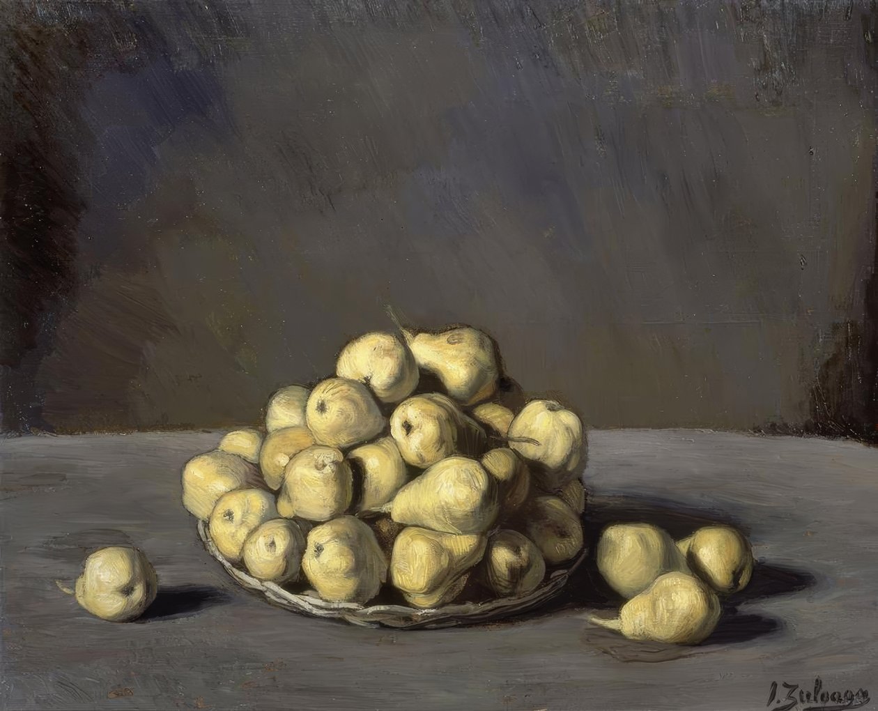 HRUŠKY DONA GUINDO-BODEGONA – 1944/45 – O / L65X80CM od Ignacio Zuloaga y Zabaleta