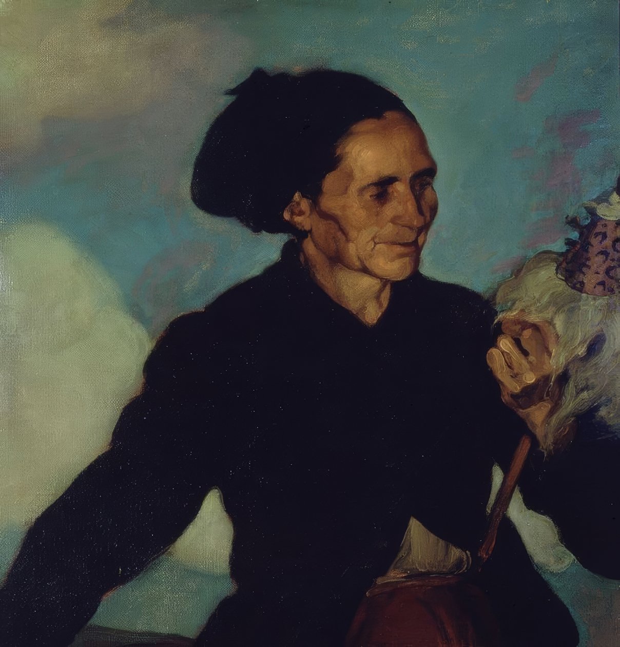 ŽENSKÉ PŘEDÁNÍ - 1911 - O / L - 63X65 CM od Ignacio Zuloaga y Zabaleta