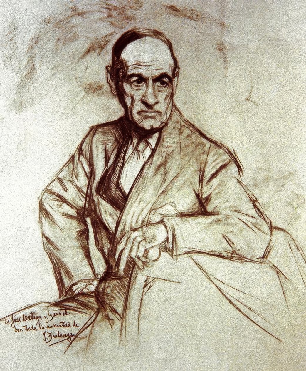 ORTEGA Y GASSET JOSE (1883–1955) - ŠPANĚLSKÝ FILOZOF A ESAYS 20. STOLETÍ od Ignacio Zuloaga y Zabaleta