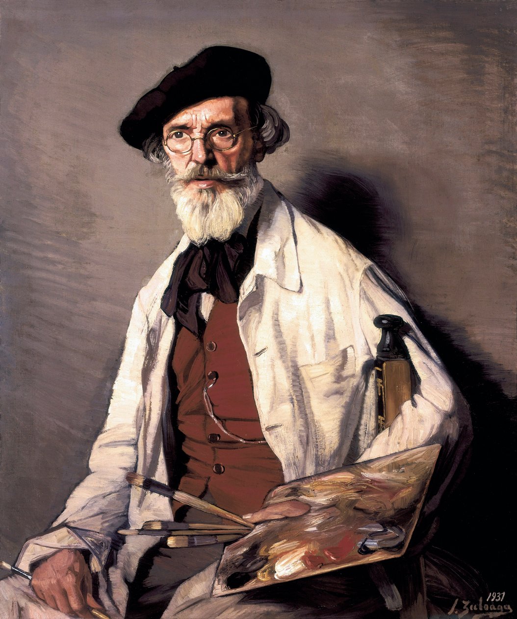 Portrét malíře Pabla Uranga (1861-1934) 1937 (olej na plátně) od Ignacio Zuloaga y Zabaleta
