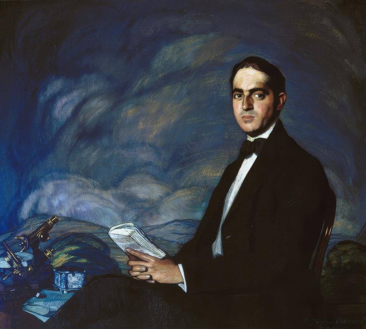 Portrét Gregoria Marañóna, 1919, Olej na plátně od Ignacio Zuloaga y Zabaleta