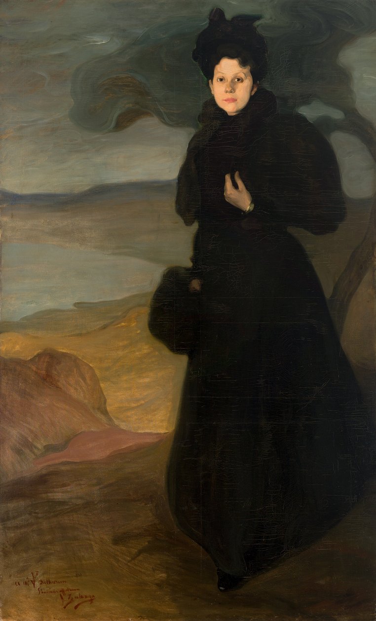 Portrét mademoiselle Valentine Dethomas, c. 1895. od Ignacio Zuloaga y Zabaleta