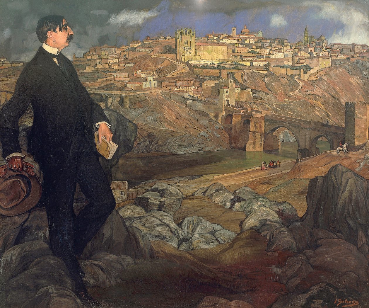 Portrét Maurice Barrese (1862-1923) od Ignacio Zuloaga y Zabaleta