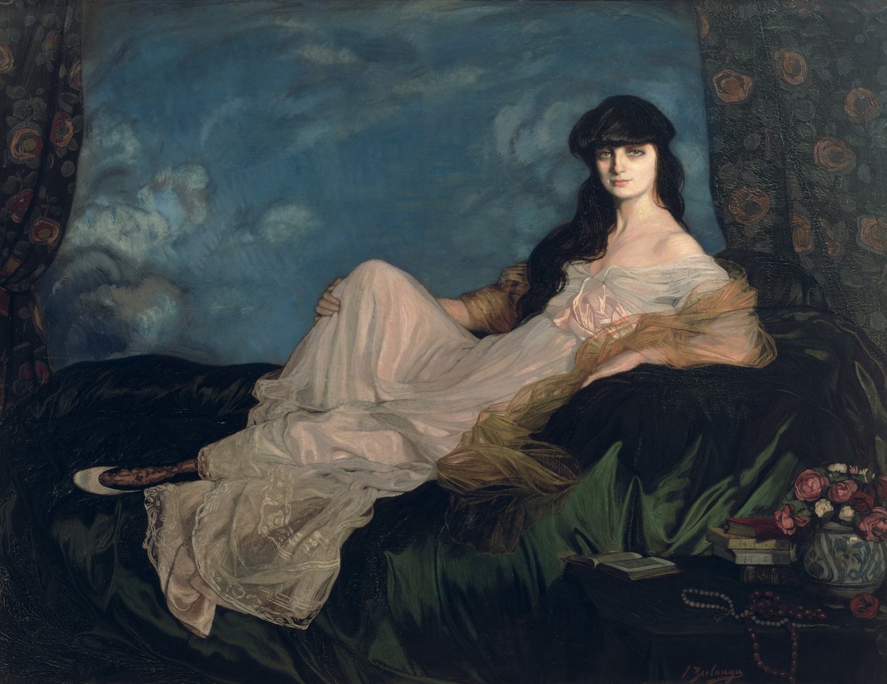 Portrét hraběnky de Noailles (1876-1933) 1913 (olej na plátně) od Ignacio Zuloaga y Zabaleta